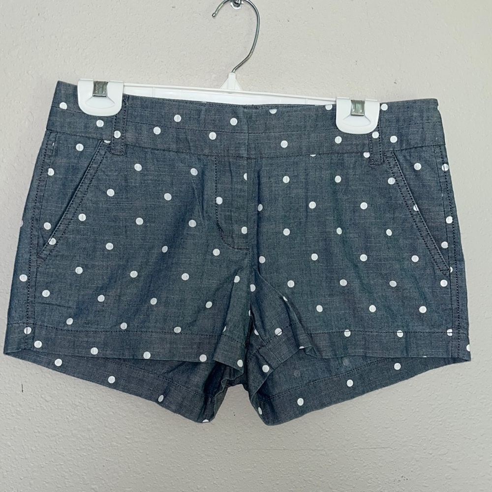 J. Crew city for polka dot shorts